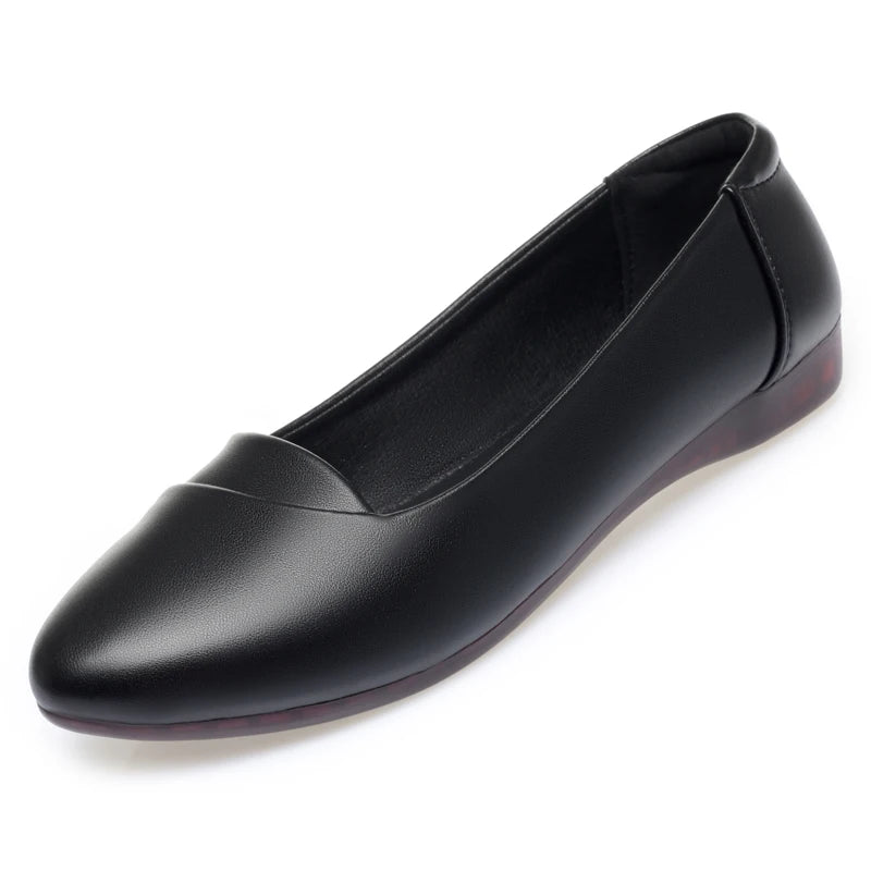 Flat Shoes Large Size Spring New Mommy Shoes Nontie Ballet Shoes