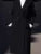Loose ’s Overcoat Pocket Lapel High Waist Long Sleeve Winter Jacket Coat Patchwork Outwear