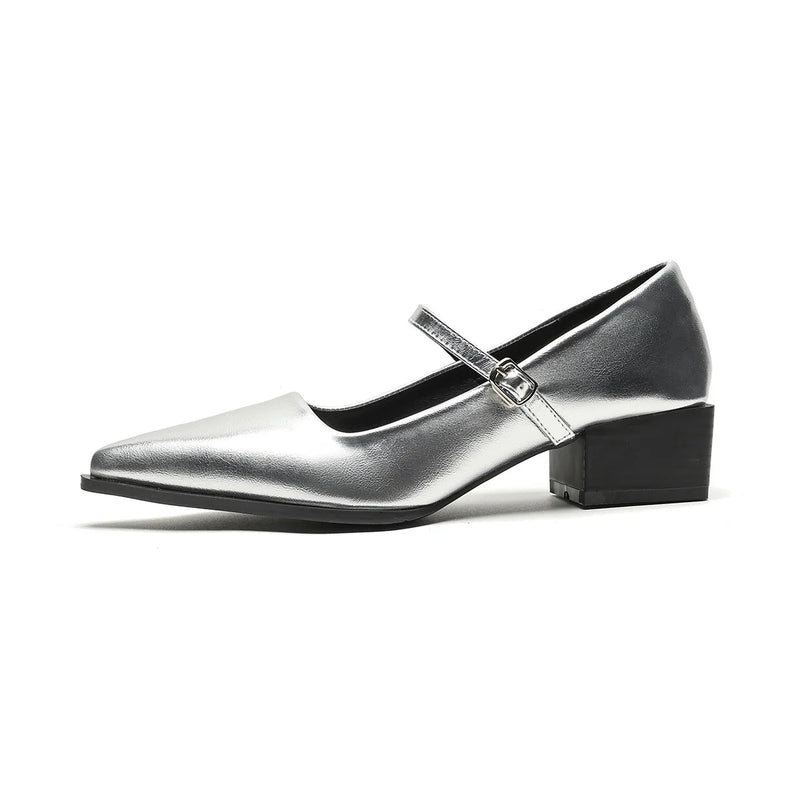 Shoes on Heels Female Footwear Pointed Toe Clogs Platform Shallow Mouth Sneaker Dress New Creepers S