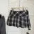 Autumn Winter Woman Gyaru V-neck French Sweater Long Sleeve Pullover Knitwear Mini Skirt 2000s Aesthetic 3-piece Outfits