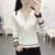 Autumn Spring Style Knitted Pullover Tops Lady Zipper V-neck Knitted Pullover Sweater Zz0972