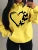 Combination of Love and Butterfly Pattern Sweater Hip Hop Street Hoodies Pocket Clothes Multicolor Hoody