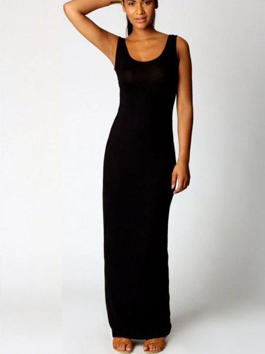 Sleeveless Bodycon Maxi Dress