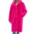 Mixed Color Patchwork Faux Mink Fur Winter Coat Jacket Fluffy Lapel Collar Brand Long Overcoats