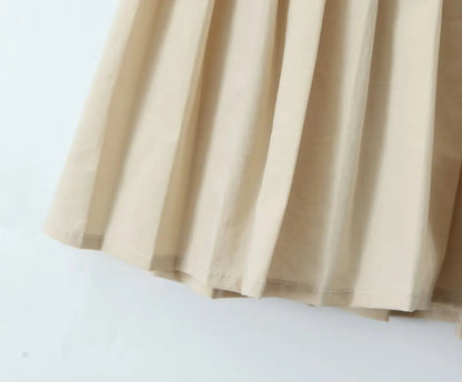 European and American Style New Slim Suspender Dress Fashionable Hot Girl Pleated Skirt