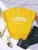 London Westminster Street Letter Tshirt Summer Breathable Crop Top Sport Tee Clothes Sweat Cool Soft T-shirt Female