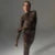 Leopard Print Maxi Dress for Long Sleeve Slim Fit Birthday Gown Dress Female Cloth