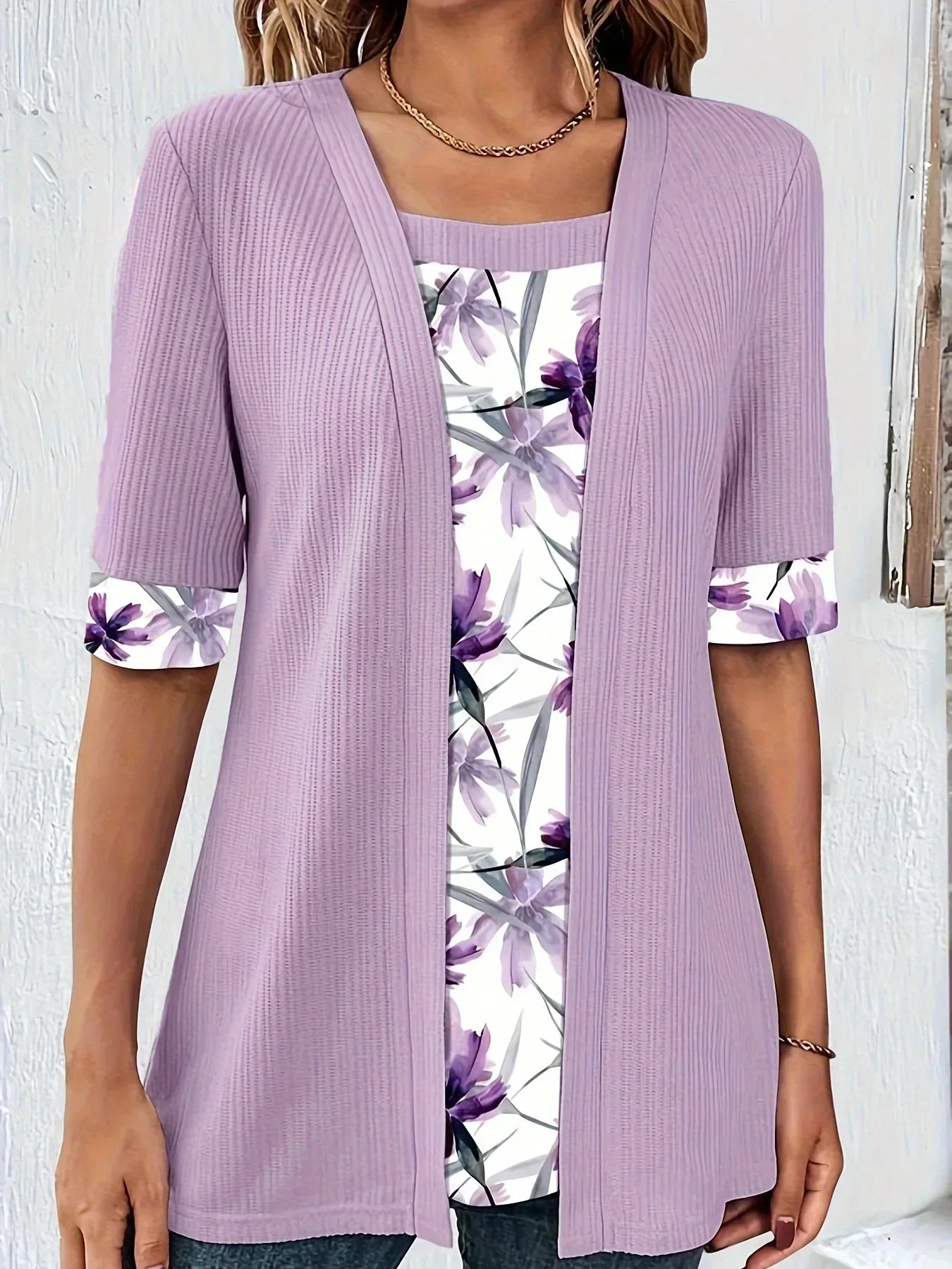 Esther – Dual-layer Relaxed Blouse