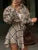 Contrast 2 Piece-set Skirt for Long Sleeve Slim Patchwork Coat and High Waist Skirt Outfits Clothes