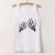 Europe and the United States Street New Skull Series Printed Short Sleeve Y2k ’s T-shirt Vest Strap Inside