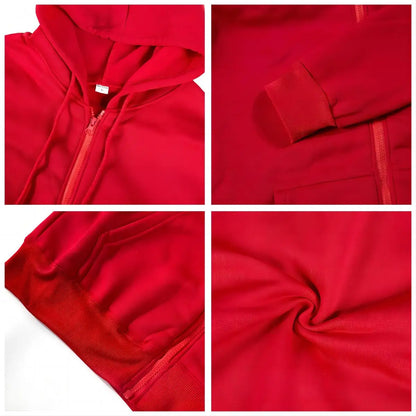 Fleece Zip Up Hoodies Running Sports Sweatshirts Female Classic Zipper Jackets Y2k Hip Hop
