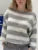Knit Sweater Pullover Female Striped Hollow Out Loose Contrast Long Sleeve Patchwork Autumn Knitwear ’s Sweater