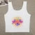 Europe and the United States Street New Print Season Art Text Short Sleeve Y2k ’s T-shirt Vest Halter