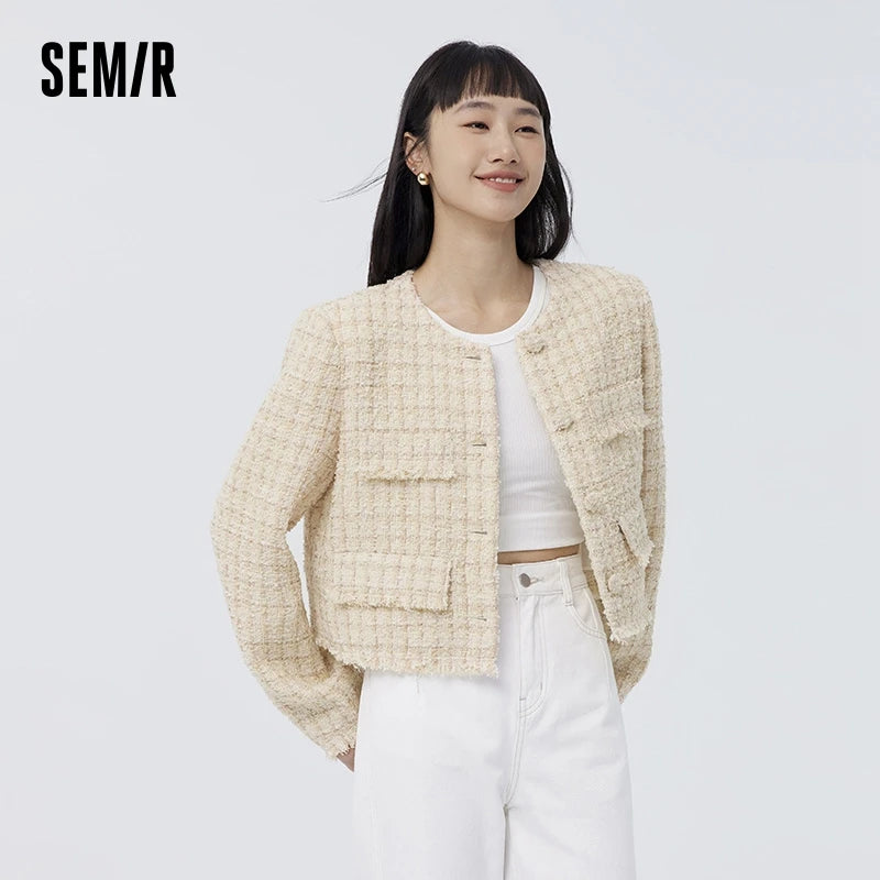 Coat Spring New Short Fur Edge Warm Coat