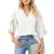Summer Style Blouses Shirts Lady Short Flare Sleeve V-neck Color Blouse Tops