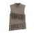 Street Tassel Knitted Vest Sweater for Half-high Collar Sleeveless Slim Fit Tank Top Female Spring Lady Soft Outwear