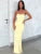 Strapless Backless Lace-up Maxi Dress for Summer New Off-shoulder Sleeveless Bodycon Club Party Long Dress