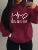 Faith Hope Love Letter Graphic Hoody Street Loose Sweatshirt Autumn Fleece Hooded Hip Hop O-neck Clothing Female