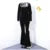 Black Beaded Velvet Jumpsuits for One Piece Long Sleeve Square Collar Full Length Jumpsuit Christmas Evening Party Gown