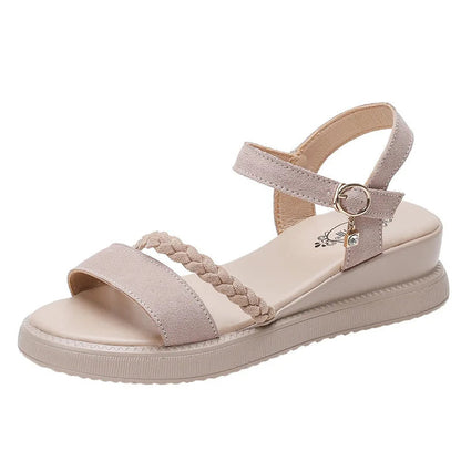 Small Size 31 32 33 41 42 43 44 Summer Sandals Platform Wedge High Heel Summer Shoes Open Toe Heels