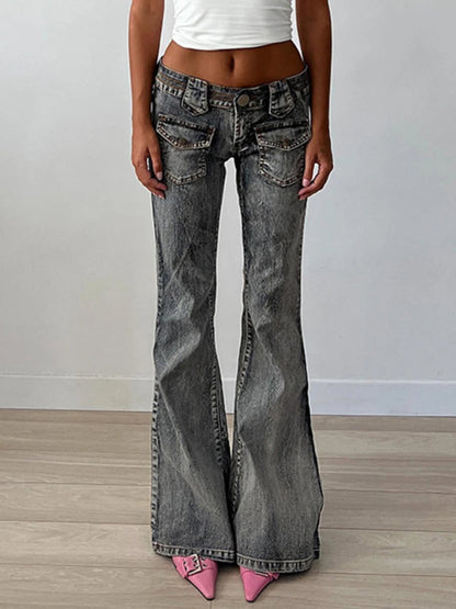 Retro High Waisted Jeans Woman Autumn Winter Loose Slouchy Jeans Femme Street Slim Denim Pants Woman Bottomn