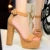 Sandals High Heels Pumps Super High Heel 13.5 Cm ’s Banquet Shoes Platform Heeled Sandals Summer