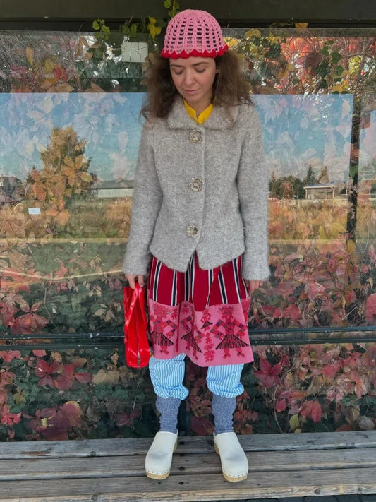 3d Flower Button Cardigan Thick Plush Lapel Single Breasted Sweater Coats Female Autumn Versatile Knitwear