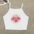 Europe and the United States Street New Print Season Art Text Short Sleeve Y2k ’s T-shirt Vest Halter