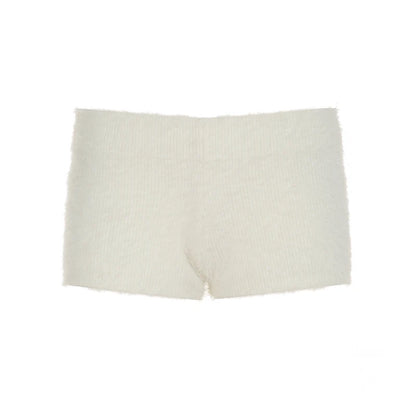 Exquisite Faux Fur Soft Simple New ��s Short Warm Fluffy Mini Pants