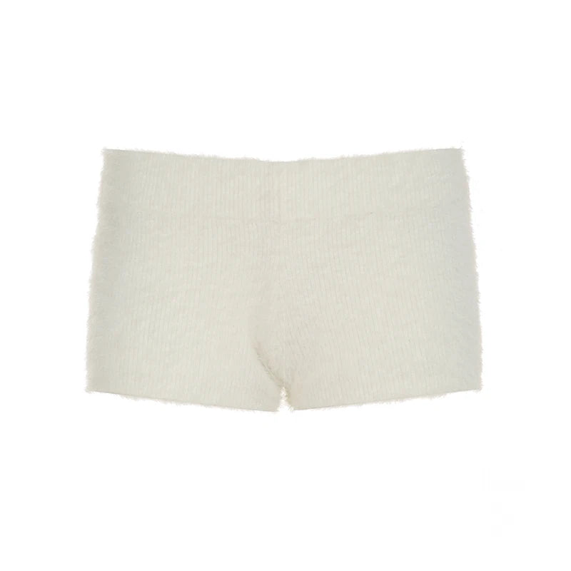 Exquisite Faux Fur Soft Simple New ��s Short Warm Fluffy Mini Pants