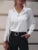 Spring Summer Style Blouses Shirts Lady Office Ol Style Turn-down Collar Long Sleeve Color Blusas Tops Df5000