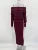 Knitted Skirt 2 Piece Set ’s One-shoulder Long Sleeves Sweater Pullover Slim Fit Long Skirt Suit Autumn New