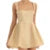 Satin Dress for Summer Color Square Collar Sleeveless Backless a Line Mini Dress Party Dresses
