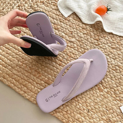 Summer Candy Color Slipper Slip on Flip Flop Shoes Soft Flat Heel Outdoor Beach Slide New Woman