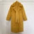 Winter Long Overcoats Oversized Lapel Belted Faux Rabbit Fur Coat Jacket Female Outerwear Plush Fur Coats