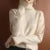 Autumn and Winter New ’s Pullover Sweater Thickened Warmth Knitted Wool Sweater High Collar Df4845