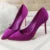 Shoes 9 Cm Heels Suede Woman Pumps Pointed Toe High Heels Stiletto Party Shoes Wedding Shoes Large Size 43