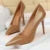 Shoes Woman Pumps Patent Leather High Heels Stiletto Heels Occupation Ol Office Shoes Heels 43