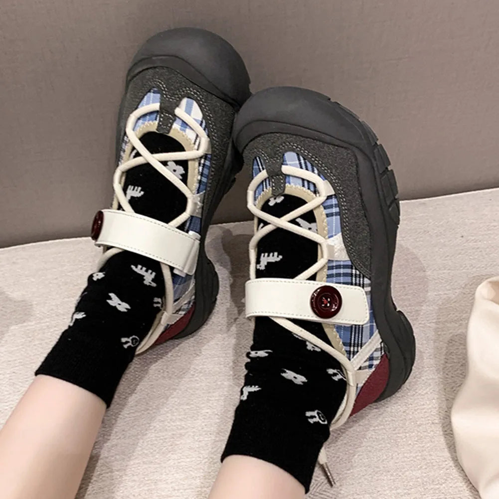 Spring Summer Pumps Mary Janes Wedges Shoeslace Sweet Lolita Pumps for Trend Shoes