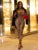 Popular Print Jumpsuits Summer New Suspendency Low Neck Body-shaping Overalls Female Attractive Leopard Wear