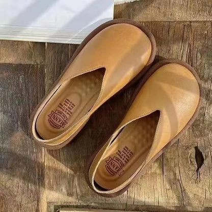Shoes for Round Toe Normal Leather Summer Footwear Flats Flat 39 Stylish Quick Delivery Young E