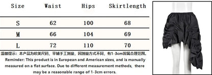Irregular Ruched Elastic Long Skirt Design Party Dress Street Outfit Autumn Winter Female Skirt