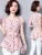 Summer Style Chiffon Blouses Shirts Lady Short Sleeve O-neck Polka Dot Printed Blusas Tops Df2824