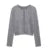 Slim Sequin O Neck Knitted Cardigan Long Sleeve Single Breasted One Button Sweater Spring Lady New Commute Knitwear