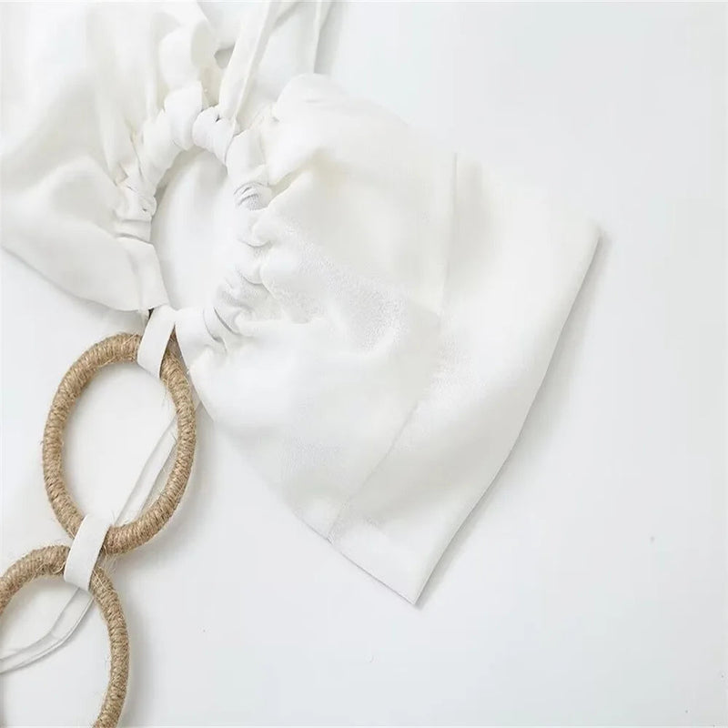 Splicing Sleeveless Halter Long Dress for Cut Out Quilted Sling Vestidos Female Vacation Backless Beach Split Robes