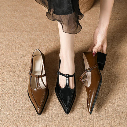 Shoes on Heels Female Footwear Pointed Toe Clogs Platform Shallow Mouth Sneaker Dress New Creepers S
