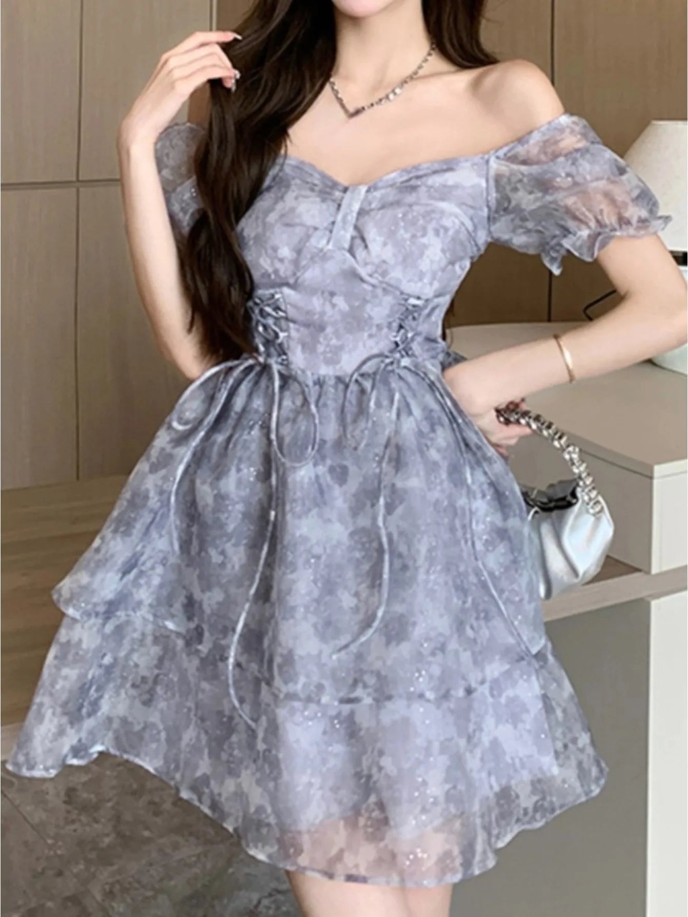 Spring Summer Mini Dress Party Beach Holiday Clothes Female Vestidos Robe
