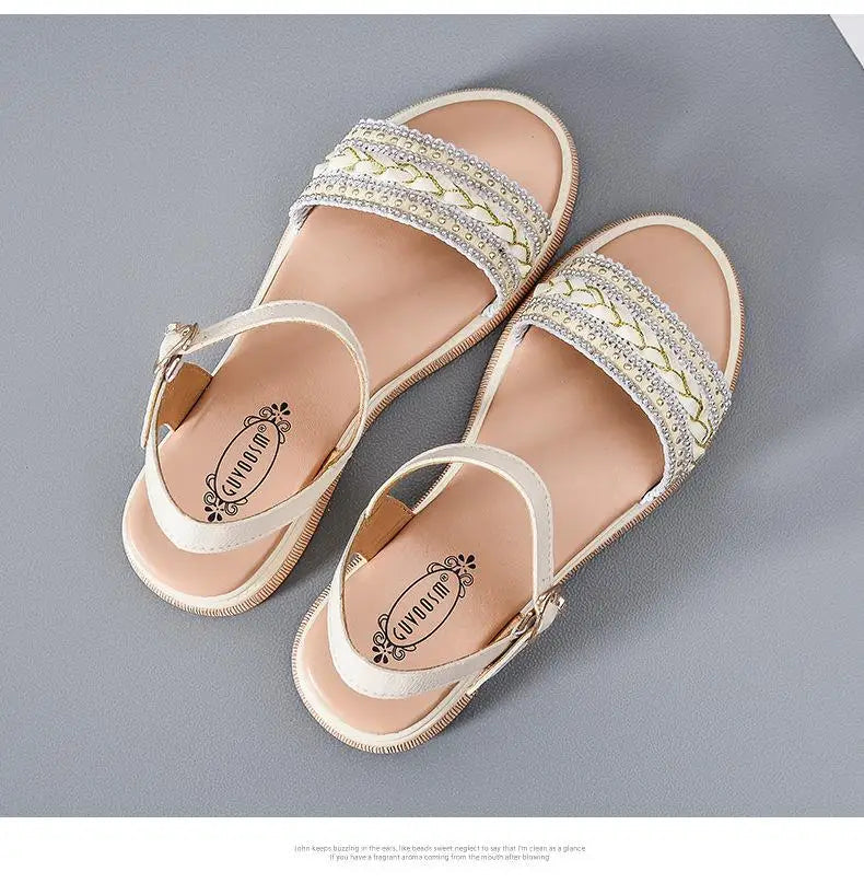 Size 31 32 33 Wedge Sandals Open Toe Shoes New Large Size 4144 Platform Open Toe Shoes