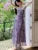 Printed Long Dresses for Mesh Spaghetti Strap Slim A-line Party Dress Summer Korean One Piece Vestido Mujer