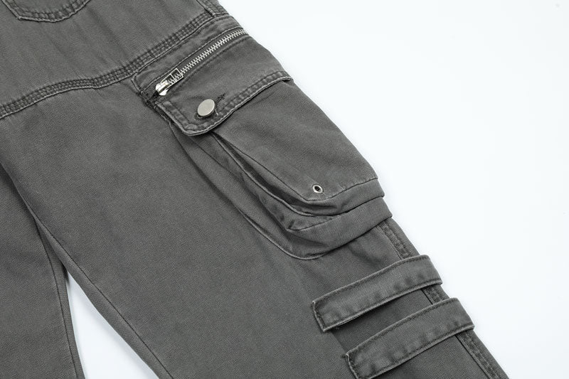 Multi-pocket Utility Cargo Pants
